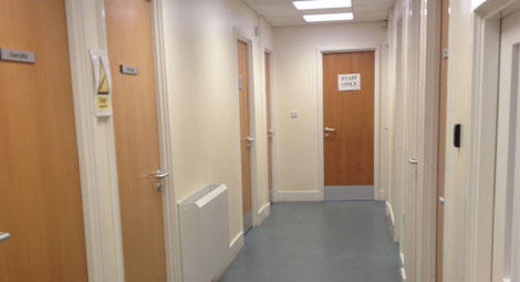 Leander Family Practice corridor 